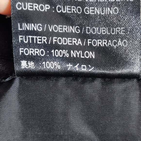 Harley-Davidson rider leather vest men's sz XL black with orange graphic design - Picture 7 of 14